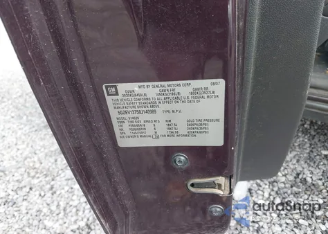 2008 Saturn Outlook Xe из США, поврежденный, VIN 5GZEV13758J140989